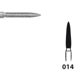 862.104.014 KOMET FRESA DIAMANTE LLAMA PIEZA DE MANO ø 014 - 5uds