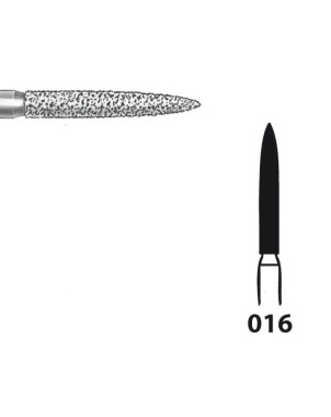 863.104.016 KOMET FRESA DIAMANTE LLAMA PIEZA DE MANO ø 016 - 5uds
