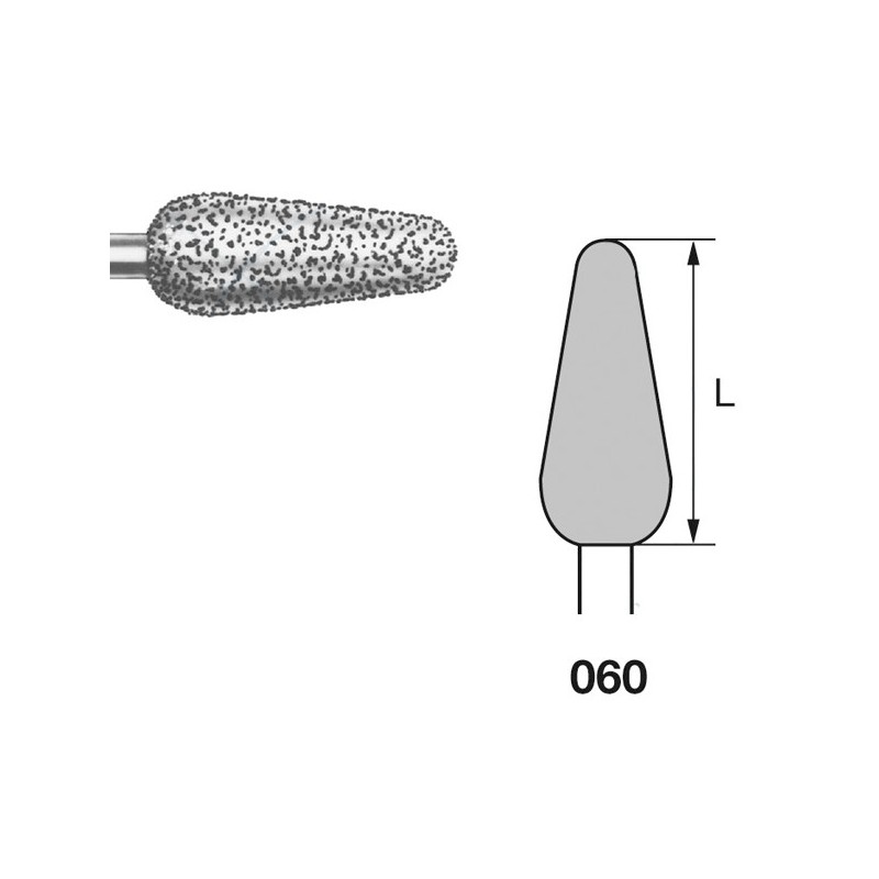 894.104.060 KOMET FRESA DIAMANTE BELLOTA PIEZA DE MANO ø 060 - 1uds