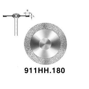 911HH.104.180 KOMET DISCO DIAMANTE REVESTIMIENTO CARA INF PIEZA DE MANO ø 180 - 1uds
