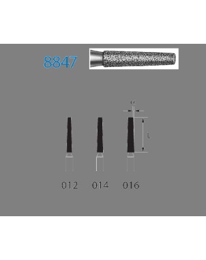 8847.314.016  KOMET FRESA DIAMANTE CONICA TURBINA ø 016 GRANO FINO 5 ud.