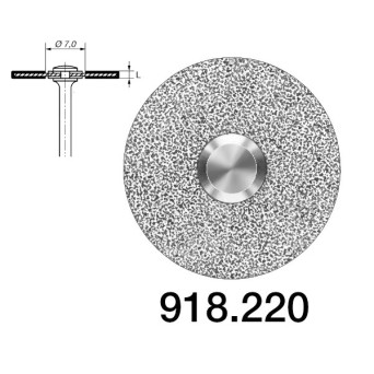 918B.104.220 KOMET DISCO DIAMANTE RIGIDO PIEZA DE MANO ø 220 - 1uds