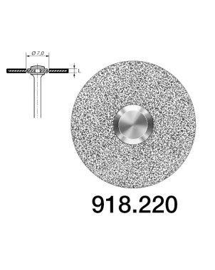 918B.104.220 KOMET DISCO DIAMANTE RIGIDO PIEZA DE MANO ø 220 - 1uds