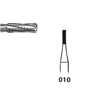 H31.104.010 KOMET FRESA C. TUNGSTENO CILINDRICA PIEZA DE MANO ø 010 - 5uds
