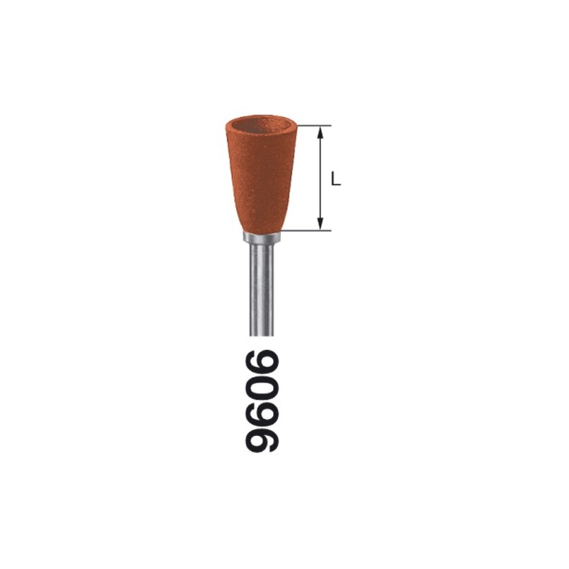 9606.204.060 KOMET pulidor marron p/amalgama 10 ud