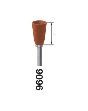 9606.204.060 KOMET pulidor marron p/amalgama 10 ud