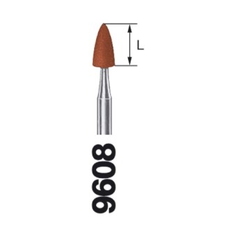 9608.204.030 KOMET pulidor marron p/amalgama 10 ud