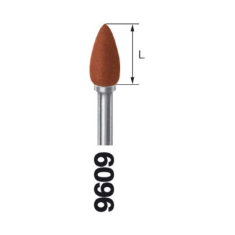 9609.204.045 KOMET pulidor marron p/amalgama 10 ud