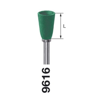 9616.204.060 KOMET pulidor verde p/amalgama 10 ud