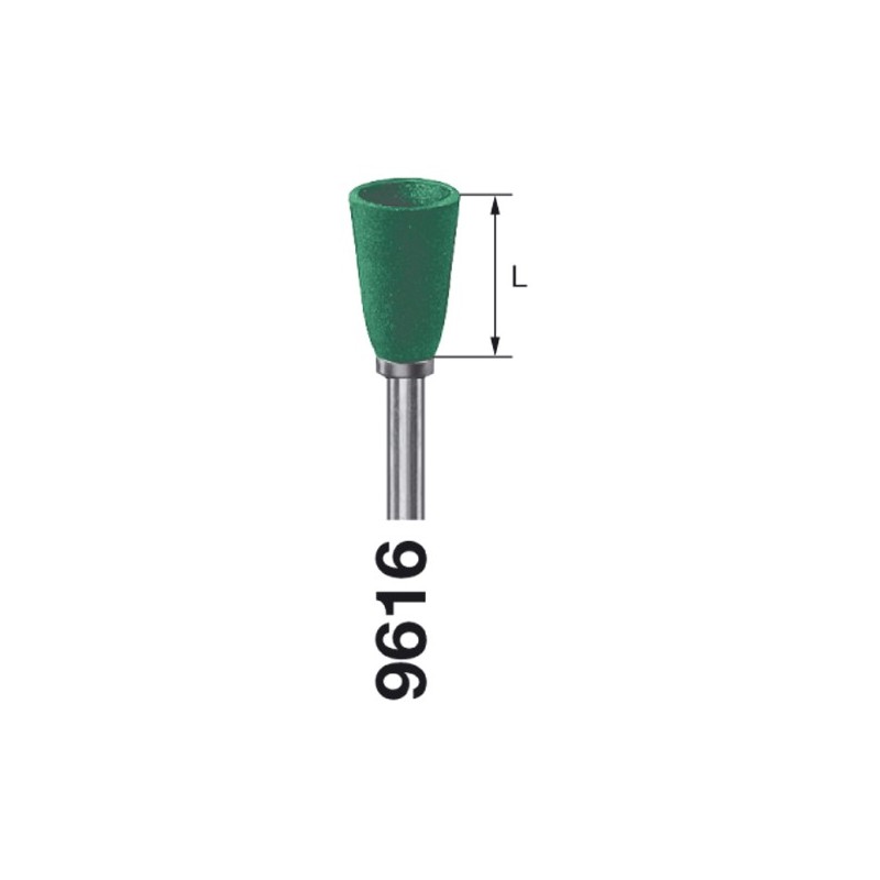 9616.204.060 KOMET pulidor verde p/amalgama 10 ud