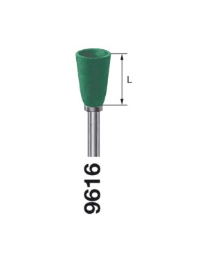 9616.204.060 KOMET pulidor verde p/amalgama 10 ud
