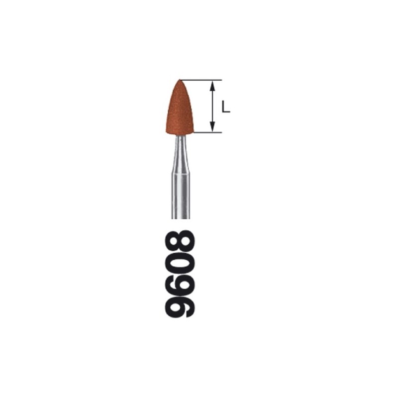 9608.314.030 KOMET pulidor marron p/amalgama 10 ud