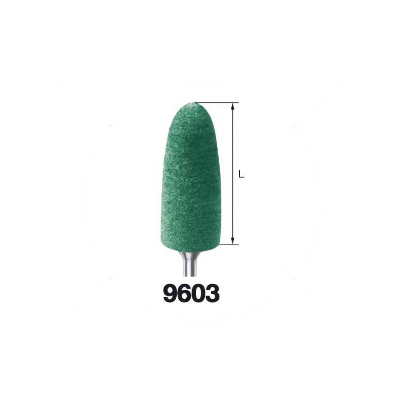9603.104.100 KOMET PULIDOR CILINDRO REDONDEADO PIEZA DE MANO  10ud