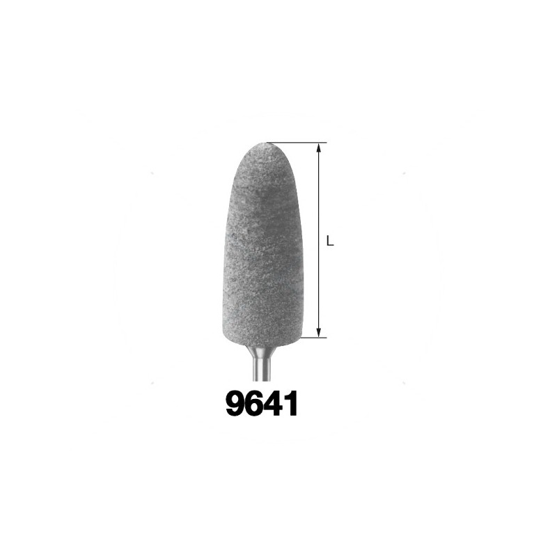 9641.104.100 KOMET PULIDOR CILINDRO REDONDEADO PIEZA DE MANO  10ud