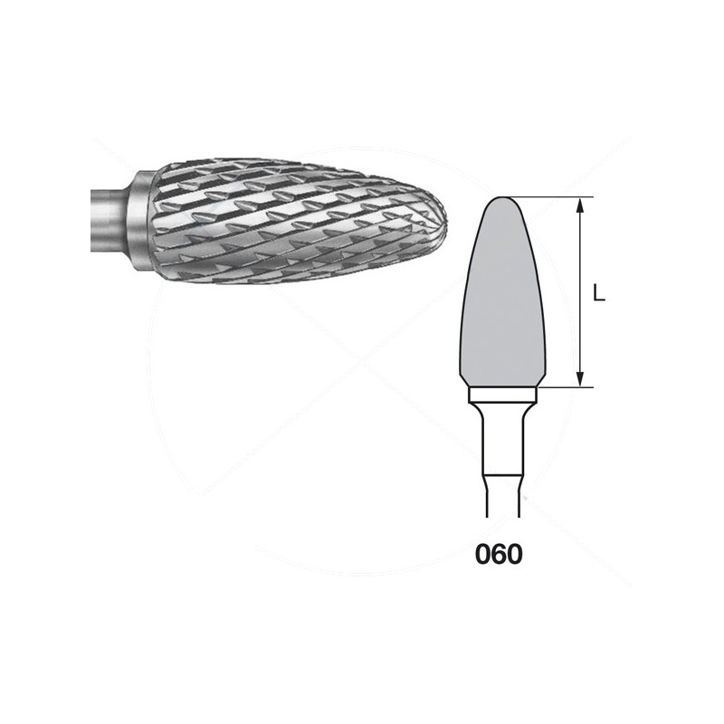 H251EA.104.060 KOMET FRESA C. TUNGSTENO BELLOTA PIEZA DE MANO ø 060 - 1uds