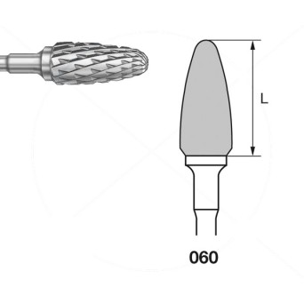 H251GEA.104.060 KOMET FRESA C. TUNGSTENO BELLOTA PIEZA DE MANO ø 060 - 1uds