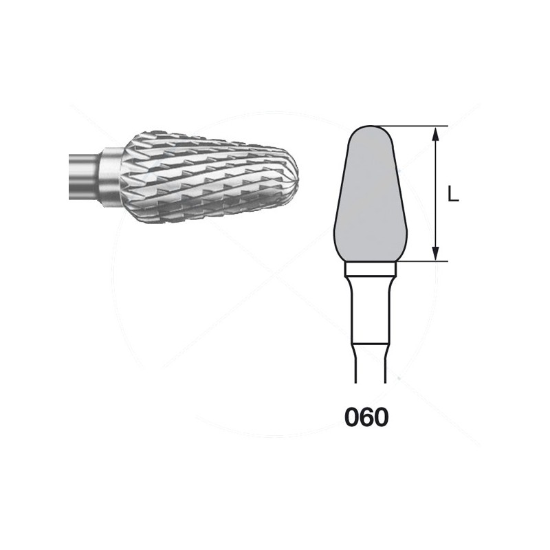H351EA.104.060 KOMET FRESA C. TUNGSTENO BELLOTA PIEZA DE MANO ø 060 - 1uds