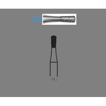 830.313.012  KOMET FRESA DIAMANTE PERA TURBINA CORTO ø 012 GRANO ESTANDAR 5 ud.