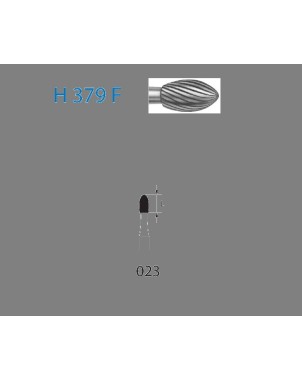 H379F.314.023  KOMET FRESA C. TUNGSTENO HUEVO TURBINA ø 023  5 ud.