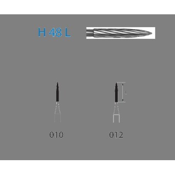 H48L.314.010  KOMET FRESA C. TUNGSTENO LLAMA TURBINA ø 010  5 ud.