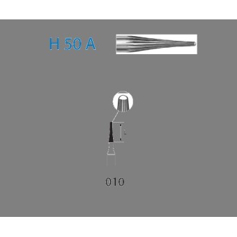 H50A.314.010  KOMET FRESA C. TUNGSTENO FORMAS ESPECIALES TURBINA ø 010  5 ud.