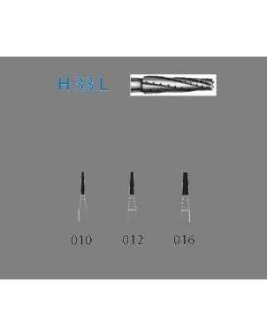 H33L.316.010  KOMET FRESA C. TUNGSTENO CONICA REDONDEADA TURBINA XLARGO ø 010  5 ud.