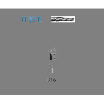 H33R.316.016  KOMET FRESA C. TUNGSTENO CONICA REDONDEADA TURBINA XLARGO ø 016  5 ud.