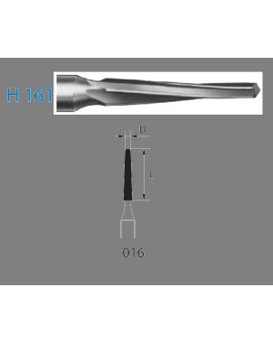H161.104.016  KOMET FRESA C. TUNGSTENO CONICA PIEZA DE MANO ø 016  1 ud.