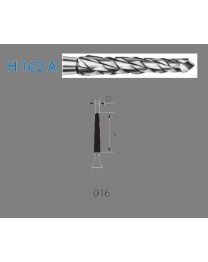 H162A.104.016  KOMET FRESA C. TUNGSTENO CONICA PIEZA DE MANO ø 016  1 ud.