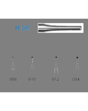 H207.314.012  KOMET FRESA C. TUNGSTENO CILINDRICA TURBINA ø 012  5 ud.