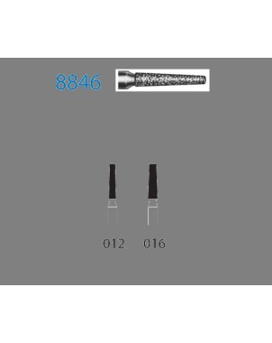 8846.314.012  KOMET FRESA DIAMANTE CONICA TURBINA ø 012 GRANO FINO 5 ud.