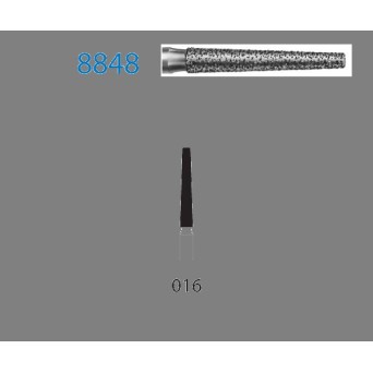 8848.314.016  KOMET FRESA DIAMANTE CONICA TURBINA ø 016 GRANO FINO 5 ud.