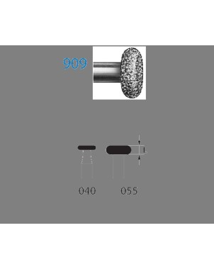 909.314.055  KOMET FRESA DIAMANTE RUEDA TURBINA ø 055 GRANO ESTANDAR 5 ud.
