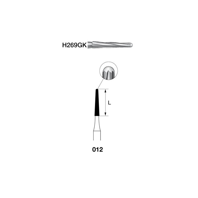 H269GK.314.012 KOMET carburo clinica endo 5 ud