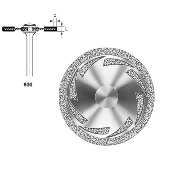 936.104.220 KOMET DISCO DIAMANTE FLEXIBLE PIEZA DE MANO ø 220 - 1uds