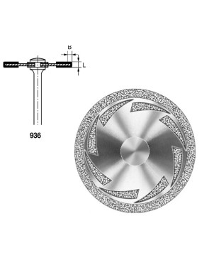 936.104.220 KOMET DISCO DIAMANTE FLEXIBLE PIEZA DE MANO ø 220 - 1uds