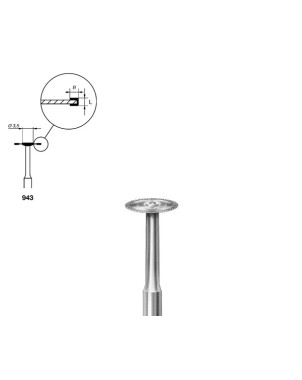 943.104.065 KOMET DISCO DIAMANTE RIGIDO PIEZA DE MANO ø 065 - 1uds
