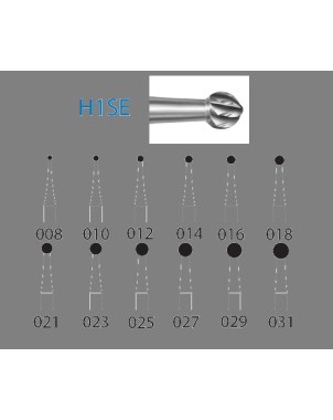 H1SE.204.014  KOMET FRESA C. TUNGSTENO BOLA CONTRAANGULO ø 014  5 ud.