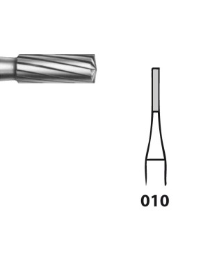 H259.104.010 KOMET FRESA C. TUNGSTENO CILINDRICA PIEZA DE MANO ø 010 - 5uds