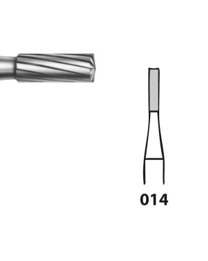 H259.104.014 KOMET FRESA C. TUNGSTENO CILINDRICA PIEZA DE MANO ø 014 - 5uds