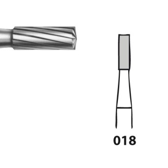 H259.104.018 KOMET FRESA C. TUNGSTENO CILINDRICA PIEZA DE MANO ø 018 - 5uds
