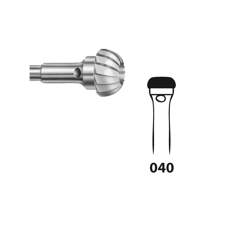 H98.104.040 KOMET FRESA C. TUNGSTENO FORMA ESPECIAL PIEZA DE MANO ø 040 - 1uds