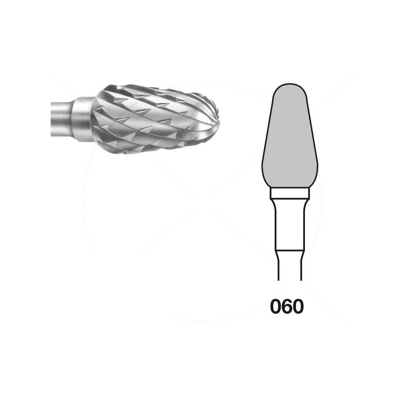 H351GE.104.060 KOMET FRESA C. TUNGSTENO BELLOTA PIEZA DE MANO ø 060 - 1uds