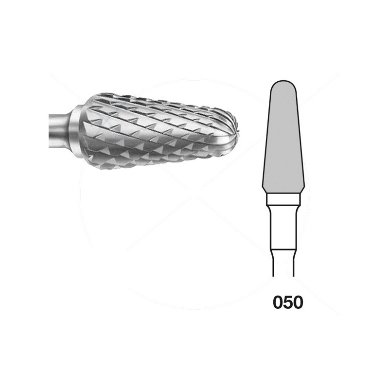 H79GE.104.050 KOMET FRESA C. TUNGSTENO CONICA REDONDEADA PIEZA DE MANO ø 050 - 1uds