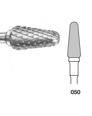 H79GE.104.050 KOMET FRESA C. TUNGSTENO CONICA REDONDEADA PIEZA DE MANO ø 050 - 1uds