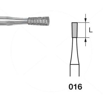 H137E.104.016 KOMET FRESA C. TUNGSTENO CONO INVERTIDO PIEZA DE MANO ø 016 - 1uds