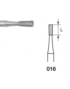 H137E.104.016 KOMET FRESA C. TUNGSTENO CONO INVERTIDO PIEZA DE MANO ø 016 - 1uds