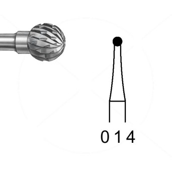 H71E.104.014 KOMET FRESA C. TUNGSTENO REDONDA PIEZA DE MANO ø 014 - 1uds