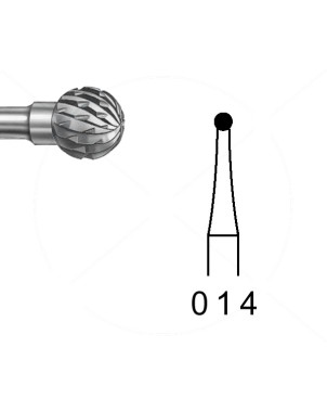 H71E.104.014 KOMET FRESA C. TUNGSTENO REDONDA PIEZA DE MANO ø 014 - 1uds
