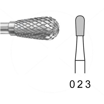 H77E.104.023 KOMET FRESA C. TUNGSTENO PERA PIEZA DE MANO ø 023 - 1uds